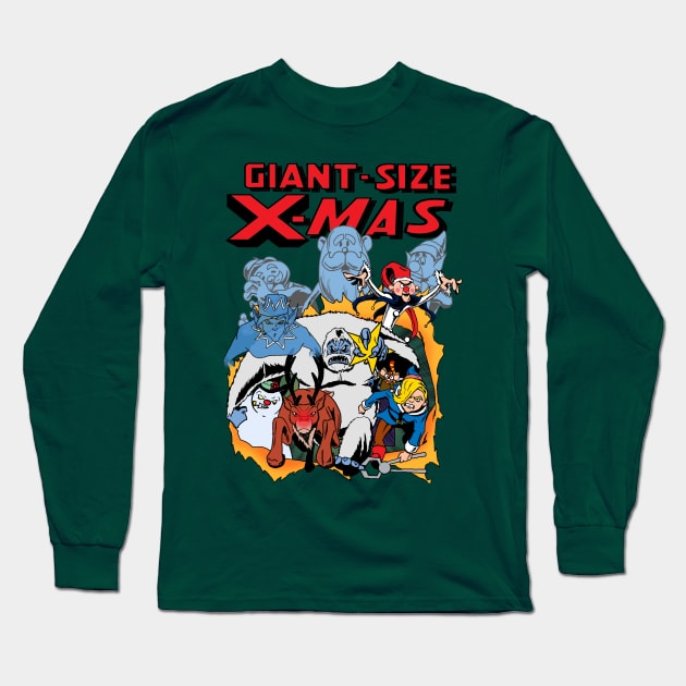 Giant Size X-Mas Long Sleeve T-Shirt by Tom Krohne